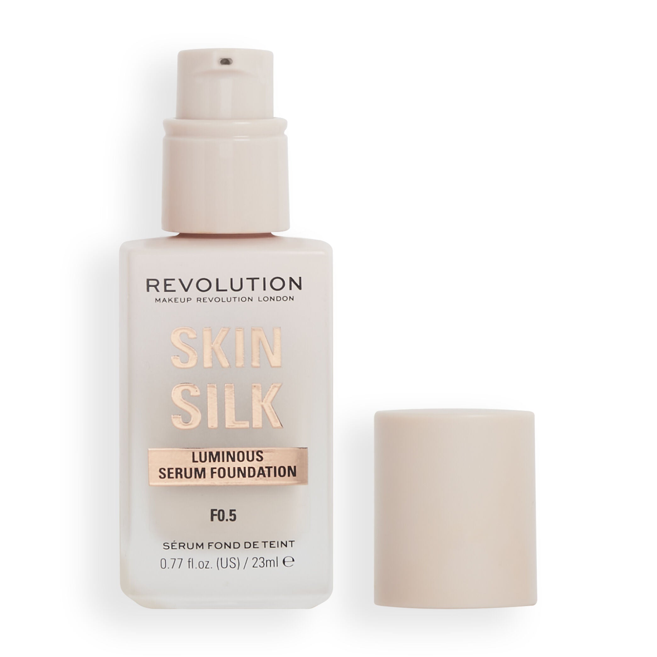 Makeup Revolution Skin Silk Serum Foundation F0.5 23ml