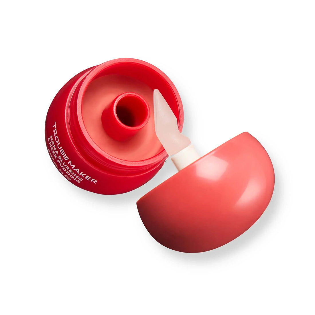 Trouble Maker Little Pudding Blurring Lip + Cheek Mousse Kimmi Coral Pink 5gm